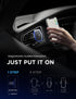 LISEN 2 Pack Magnetic Phone Holder for Car Mount, 6 Military Magnets Vent Cell Phone Holder - Blue