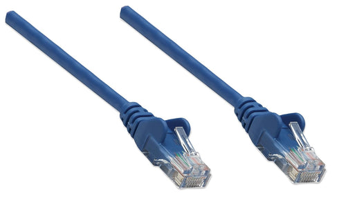 Intellinet Network Solutions Cat5e RJ-45 Male/RJ-45 Male UTP Network Patch Cable, Blue, 7.5 m (25 ft)