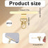 Jxiwfvl 2 Pack 360Rotatable Phone Tether Tabs, Phone Charm Hook CellPhone Lanyard Tab Gold Phones Clip for Lanyard