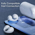 Wireless Ear Clip Skeleton Conduction Headphones, 2024 Upgrade Open Ear Bluetooth Headphones for Running and Sports,