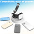 Suction Cup Phone Mount with Rechargeable Light, Mirror Holder for TikTok YouTube Instagram Makeup Content