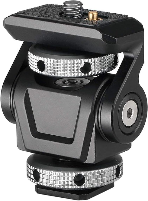 FOCPRO DSLR Camera Field Monitor Mount Holder with Cold Shoe for 5 inch