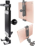 Aluminum Alloy Tablet Holder with 1" Ball Head, 360 Rotatable Tablet Mount for iPad and Other Devices from 4.7"-12.9",