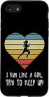 Girls Cross Country Running Gift Phone Case for iPhone SE (2020), 7, 8 - Perfect for athletes!