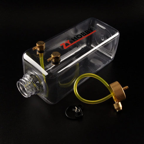 ZYHOBBY 1000ML,RC RC Fuel Tank Gas Fuel Bottle with Transparent Plastic for RC Airplane Model in USA