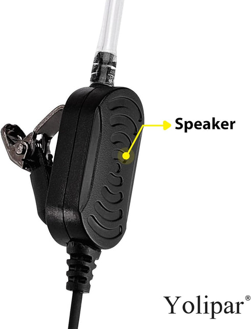 New HD-Mic Single-Wire Earpiece Surveillance Kit for Retevis BaoFeng, BTECH, Kenwood Walkie Talkie