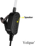 New HD-Mic Single-Wire Earpiece Surveillance Kit for Retevis BaoFeng, BTECH, Kenwood Walkie Talkie