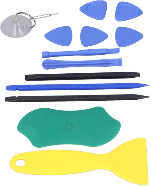 Fafeicy 12 in 1 Electronics Repair Tool Kit, Triangular Opening Tool, Pry Tool Repair Kit for Tablet, MacBook, PC,