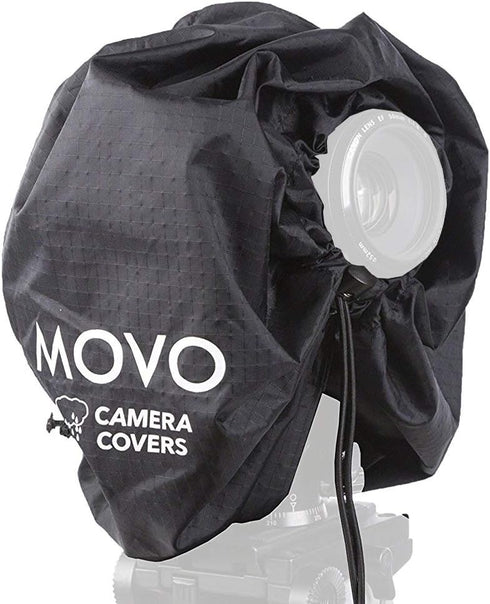 Movo CRC11 Camera Rain Coat Cover for DSLR and Mirrorless Cameras and Lens (Junior Size: 11" x 14.5")