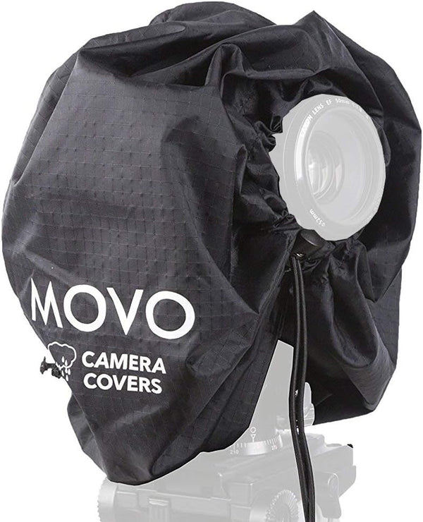 Movo CRC11 Camera Rain Coat Cover for DSLR and Mirrorless Cameras and Lens (Junior Size: 11" x 14.5")