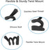 Gooseneck Flexible Twist Camera Mount - Phone Clamp Holder for 2.32-3.93'' Smartphones, GoPro Hero, Black, 16.5Inch
