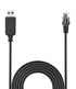 Radar Detector Cable with USB to RJ11 Plug for Escort Valentine One Uniden Beltronics Cobra Radar Detectors