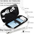 CAAORDKSO Hard Electronic Organizer Travel Case, Waterproof Shockproof Hard EVA Carrying Case for Power