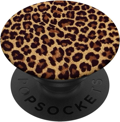 Leopard Animal Print PopSockets PopGrip: Swappable Grip for Phones & Tablets