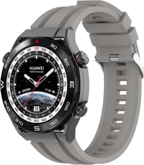 FitTurn 22mm Soft Silicone Bands for Huawei Watch 3/3 Pro/GT2 Pro/GT3 Pro, Replacement Strap for Men Women