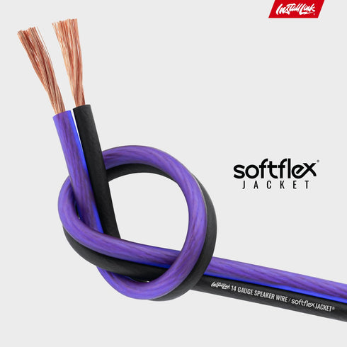 Install Link 14 AWG Gauge Speaker Wire Cable (250 Feet) for Stereo, Car or Home Theater, CCA