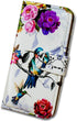 Case for Galaxy A12, Hummingbird in Flowers Bird Leather Flip Phone Case Wallet Cover with Card Slot for Samsung Galaxy