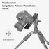 koolehaoda 180mm Quick Release Plate Rail Nodal Slide Dual Dovetail Plate with Bubble Level Compatible Arca-Swiss