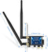 EDUP PCIe WiFi 6E Card Bluetooth 5.2 AX210, 5400 Mbps Tri-Band Wireless Network Adapter for Desktop PC Windows 10/11