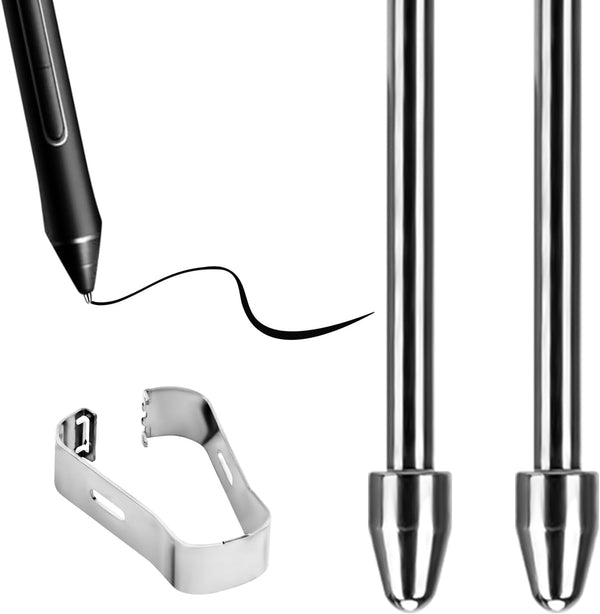 2PCS Premium Pen Tip Replacement for Kindle Scribe Stylus Pen Tips, Titanium Alloy Nibs with 4096 Grade Sensitivity
