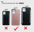Selfie Light up Case for iPhone 12 and 12 Pro, LED Light Case with Back and Front Dual Rechargeable Luminous Light