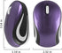elec Space Mini Wireless Mouse for Kids, Portable Cordless Mice with USB Receiver, Purple