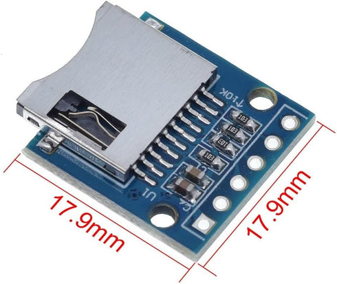 6Pcs Mini SD TF Card Module Support Micro SD Card, Micro SDHC Card for Arduino UNO R3 MEGA 2560 Due by WWZMDiB
