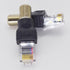 2PCS RF to RJ45 Converter Adapter, F Female to RJ45 Male Coaxial Barrel Coupler Connector