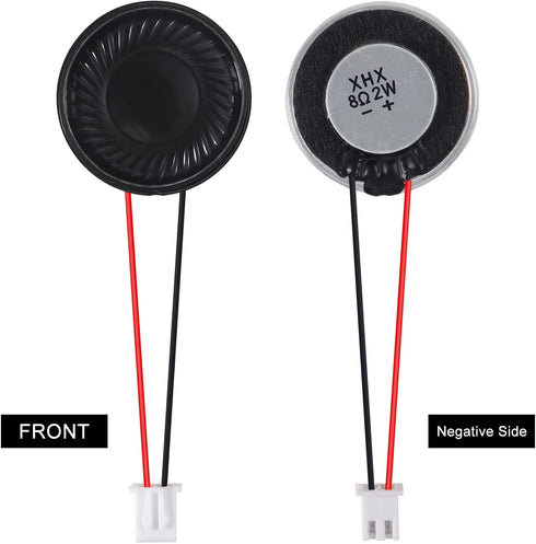 8Pcs 8 Ohm 2W Speaker 8ohm Round 28mm Loud Speakers Compatible with Small Loudspeaker Audio MP3 MP4 Player Speaker