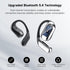 Open Ear Bluetooth 5.4 Earbuds, IPX6 Waterproof Air Conduction Headphones, 50H Playtime, Ergonomic Ear Hook, Built-in