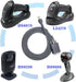 RJ45 RS232 DS3578 DS9808 DS9808 DS6608 DS4208 (3M 9FT RS232 Barcode Scanner Cable to Straight Cable for Symbol Zebra /