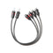 1ft RCA 1 Male to 2 Female Audio Speaker Y Adapter Splitter Cable (2 Pack)