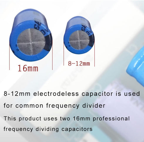 WEAH-2001 2 Way Crossover for Speaker - 2pcs Speaker Frequency Divider for Car Audio Speakers, Crossover Filter