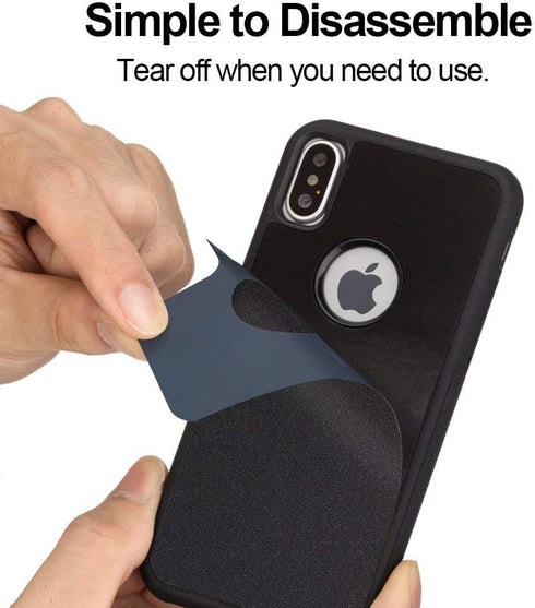 Anti Gravity Phone Case for iPhone 11 Pro, Sticky Selfie Suction Black 5.8 inch Magic Nano Pluto Case