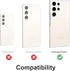 Samsung Galaxy S23 Ultra Case Black, Metal Hard Armor for Galaxy S23Ultra 5G, Built-in Screen Lens Protection, Military