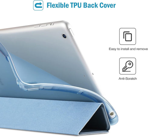 ProCase Slim Soft TPU Back Cover for iPad mini 5 Generation 2019/ Mini 4 3 2 1 (Old Model) - 7.9 inch SkyBlue