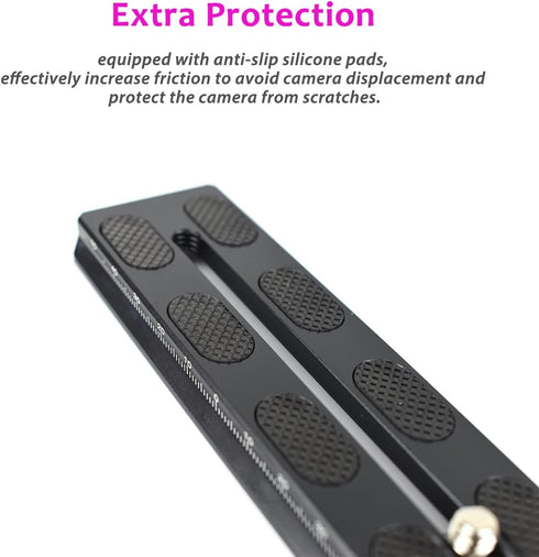Aluminum Quick Release Plate 120mm for DJI Ronin SC Gimbal - Arca-Swiss Compatible