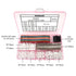 JST PH 2.0 Connectors Pin Header and Ribbon Cable Wire Kit 2.0mm Pitch JST PH - 2/3/4/5/6/7/8 Female Pin Male Housing