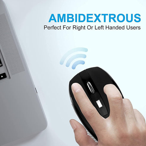 Guiheng 2.4Ghz 1200,6 Wireless Mouse, Wireless Computer Mouse Buttons with Nano Receiver