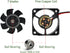 ANVISION 40mm x 10mm DC 12V Brushless Cooling Fan with Dual Ball Bearing, 2 Pin