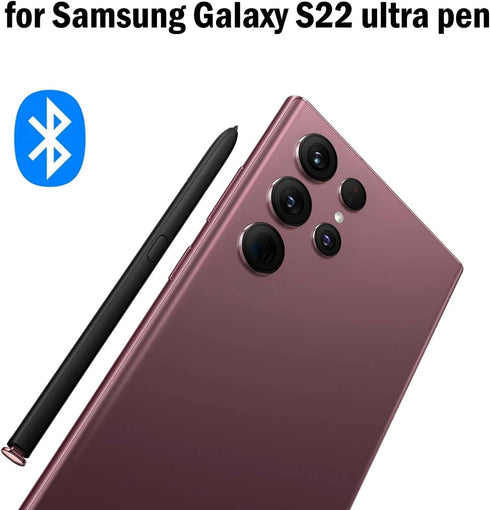 S22 Ultra S Pen With Bluetooth Replacement Stylus for Samsung Galaxy S22 Ultra 5G All Versions (Burgundy)