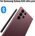 S22 Ultra S Pen With Bluetooth Replacement Stylus for Samsung Galaxy S22 Ultra 5G All Versions (Burgundy)