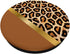 Leopard Pattern Gold/Brown Animal Pattern PopSockets PopGrip, Elegant Modern Swappable Grip for Phones