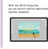 2 Pack Galaxy Tab S9 FE S Pen, for Samsung Galaxy Tab S9 FE / S9 FE+ Stylus Pen Replacement (Purple)