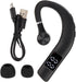 ASHATA Bluetooth Earpiece, BT5.2 Wireless Handsfree Headset, 240mAh Battery, IPX5 Waterproof, 180 Degree Rotating Ear