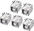 uxcell PCB USB Connector Type-B Female Jack, 90 Degree DIP Printer Port, 5 Pcs