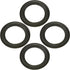 Heyiarbeit 5 Inch Speaker Foam Edge Surround Rings, Replacement Parts for Speaker Repair or DIY (4pcs)