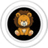 Pacifier Lion Outfit Cool Cartoon Animal with Pacifier for Lion Lovers PopSockets PopGrip for MagSafe