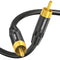 HOSONGIN RCA Subwoofer Cable 10FT, RCA Male to Male Digital Coaxial Audio