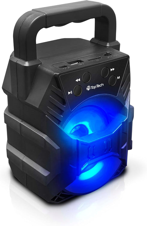 Top Tech Audio Blade-4 Bluetooth Portable Speaker, Louder Volume, Crystal Clear Stereo Sound, Rich Bass, 100 Foot